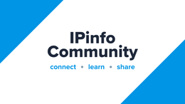 Introducing the IPinfo Community